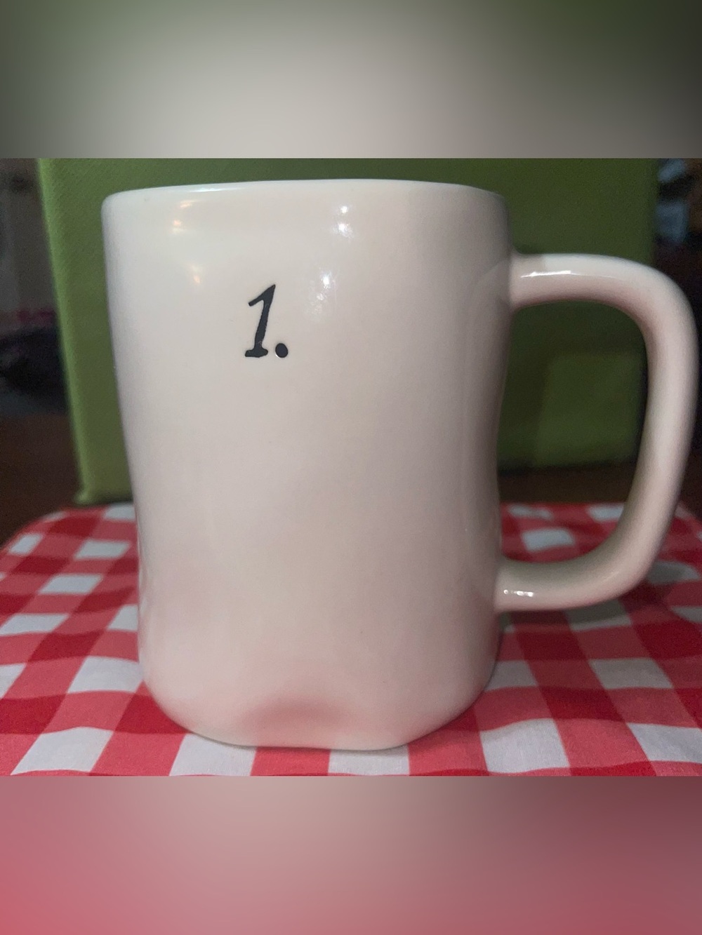 Rae Dunn coffee mug 1. White black